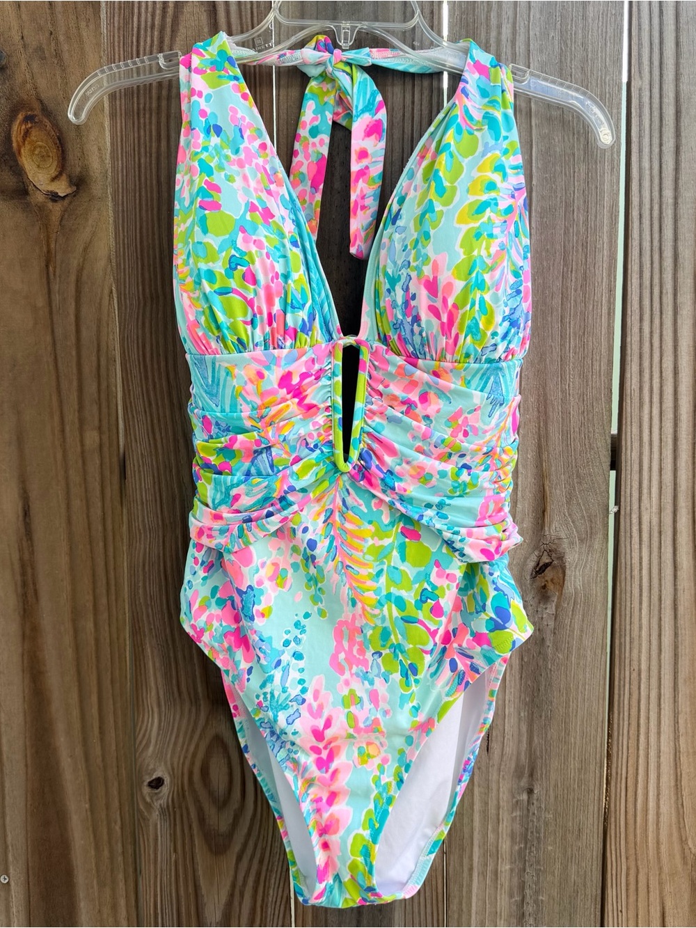 Lilly Pulitzer Lanai Halter one-piece swimsuit